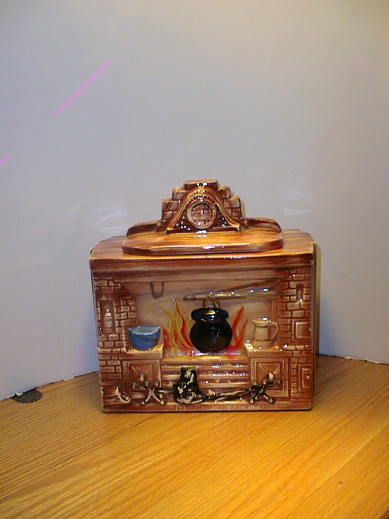 Fireplace Cookie Jar by McCoy