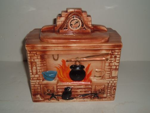 Fireplace Cookie Jar by McCoy.