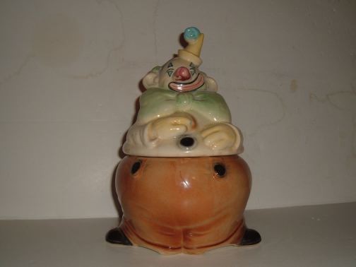 BRUSH - Clown Cookie Jar