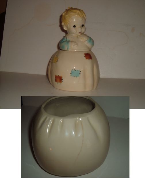 BRUSH - Little Girl cookie jar