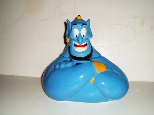 Aladdin Genie Bust Cookie Jar