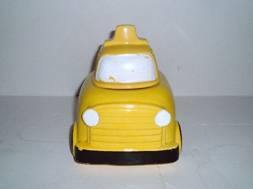 SCHOOL BUS cookie jar by McCoy.