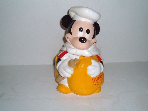 MICKEY MOUSE w/Flour Sack Cookie Jar