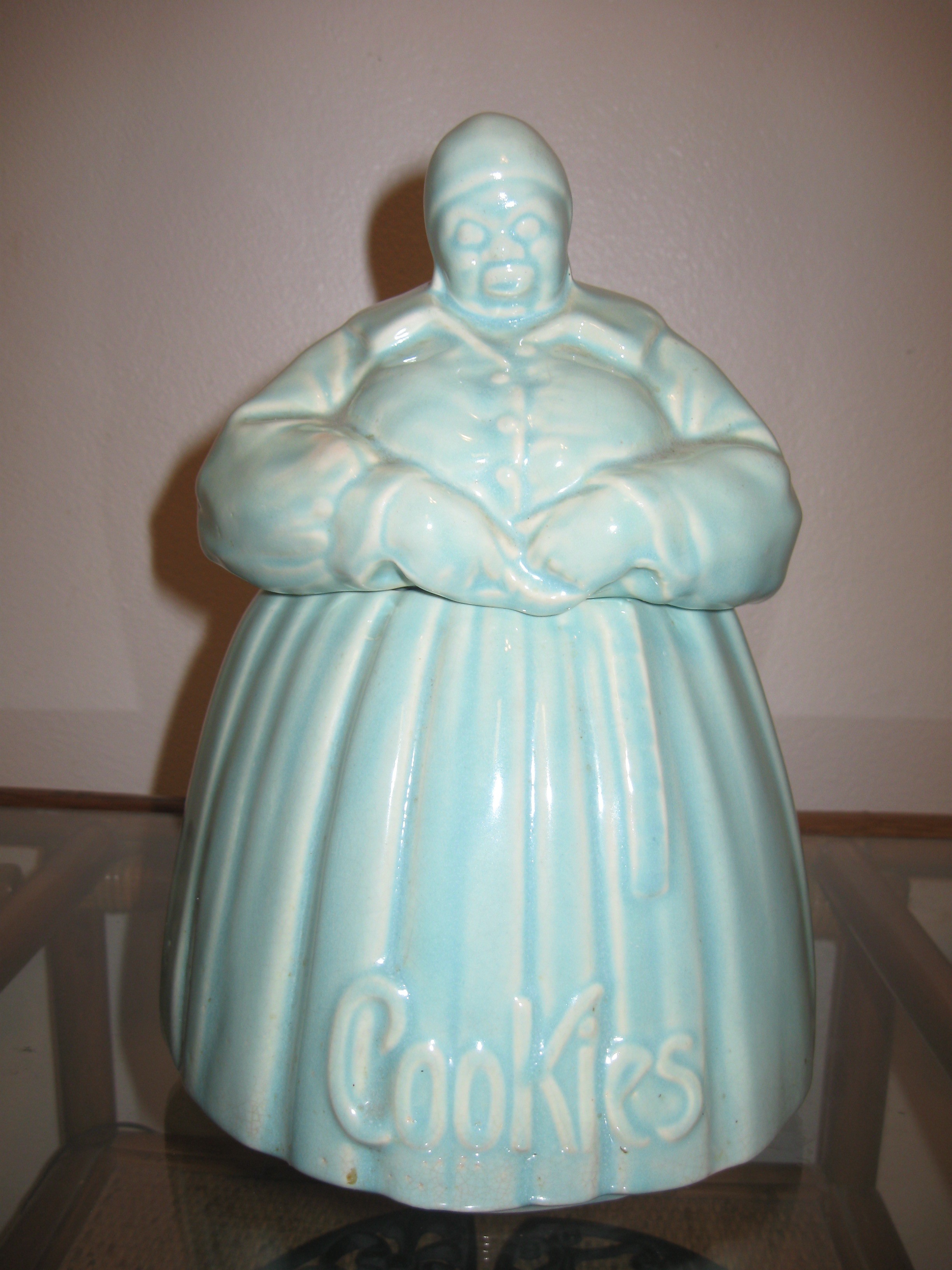 McCoy Aqua Mammy Cookie Jar