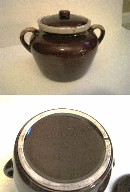 McCOY - Brown Drip Bean Pot