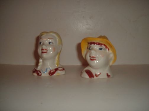 REGAL CHINA - Boy and Girl Salt and Pepper shakers