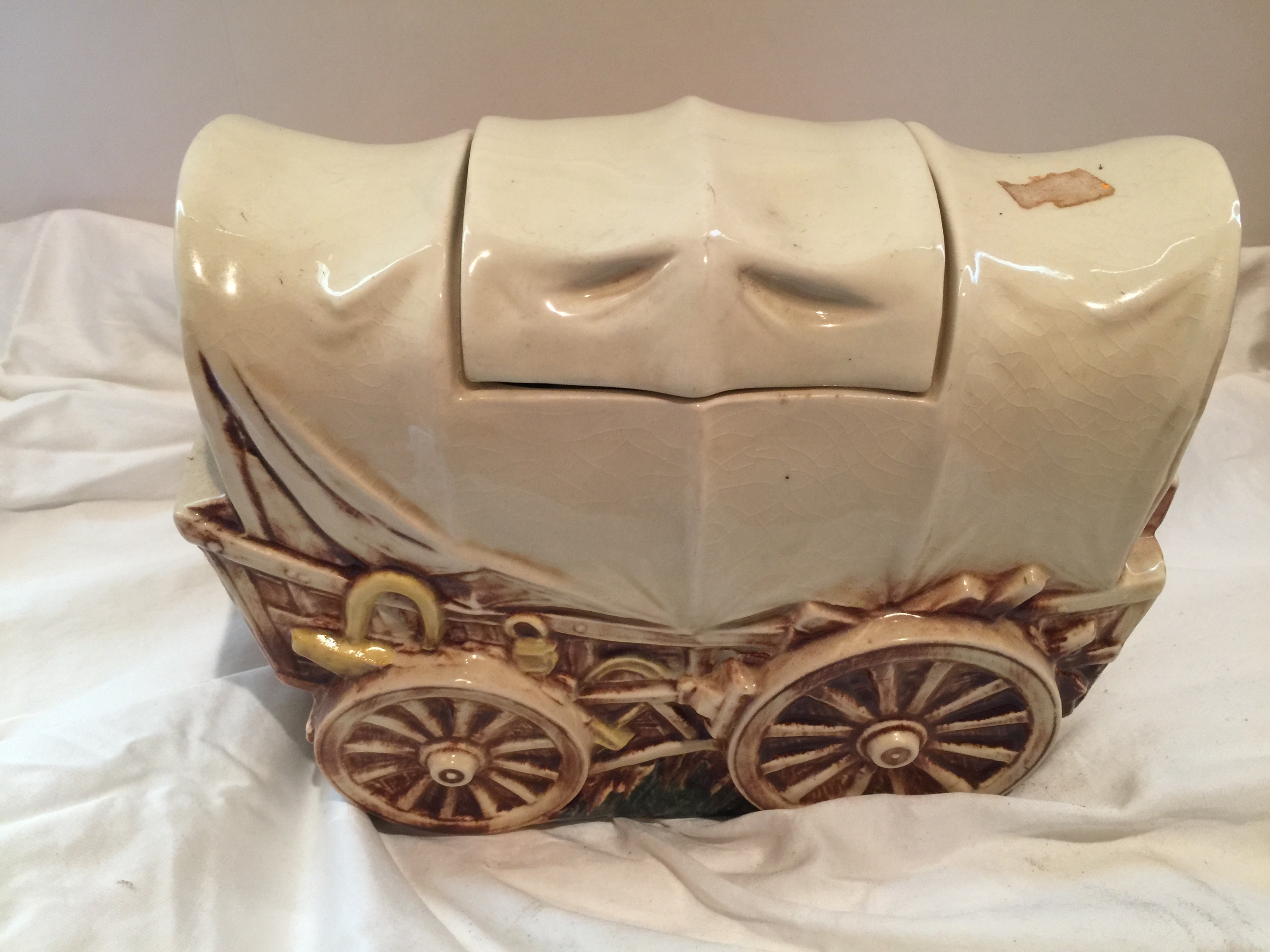 McCOY -  Covered Wagon Cookie Jar