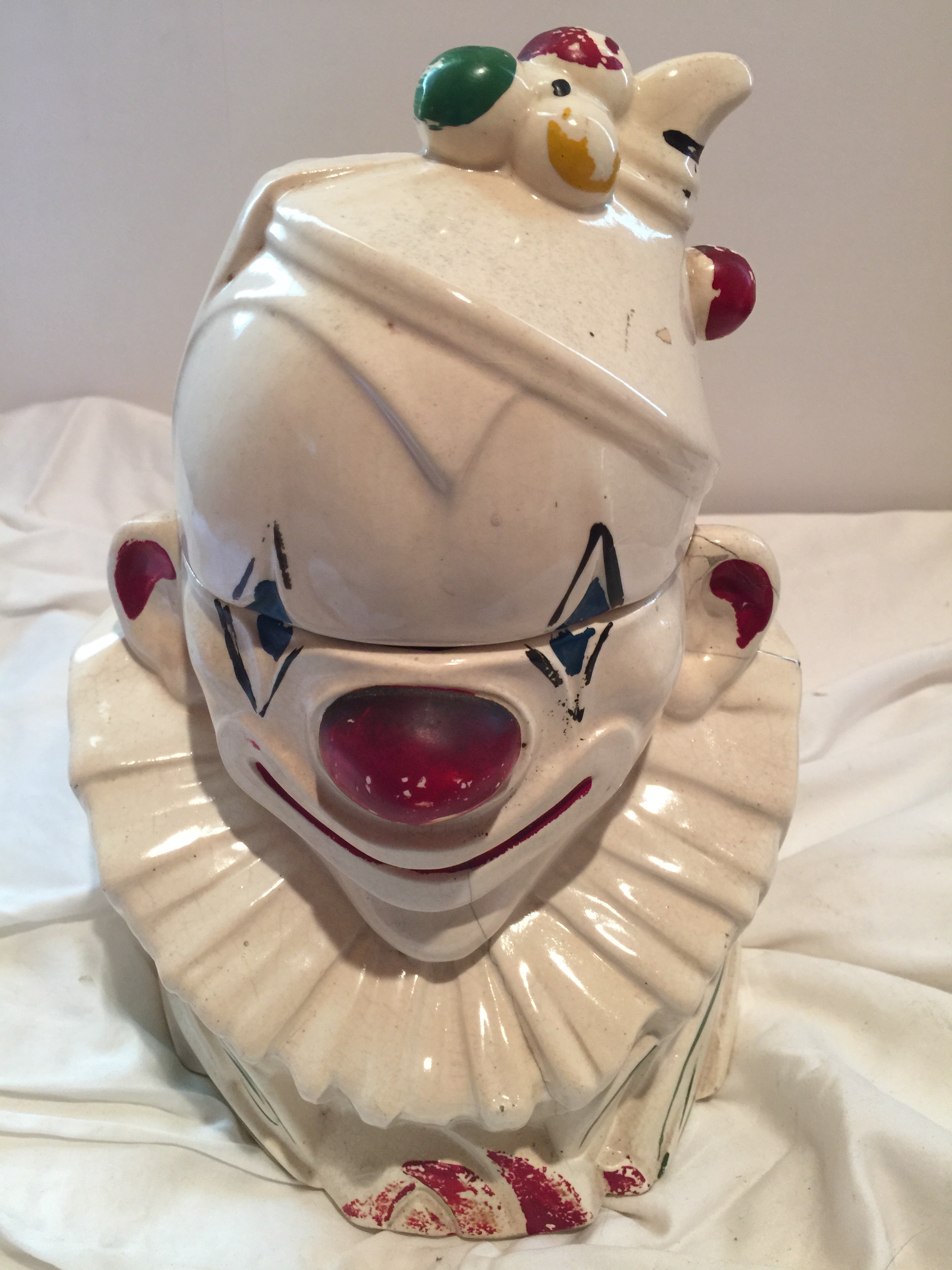 McCOY -  Clown Bust Cookie Jar