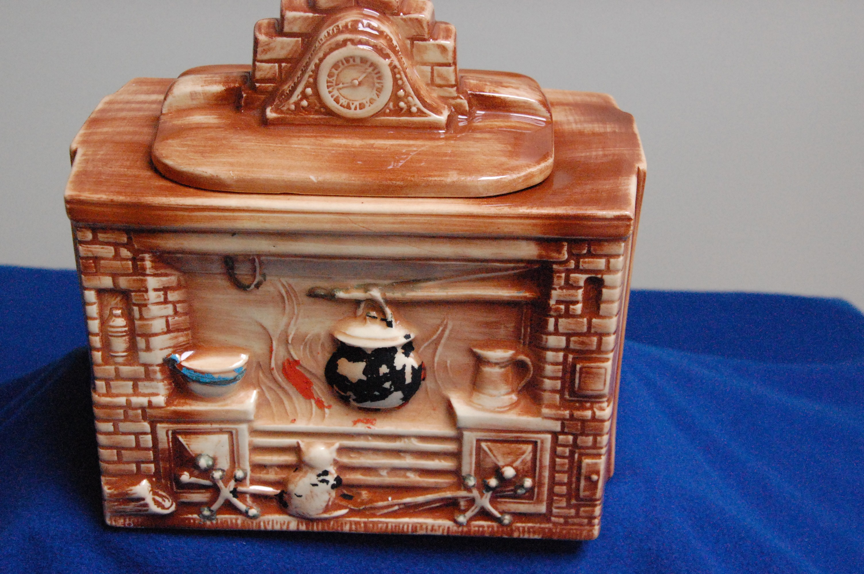 McCoy Colonial Fireplace Cookie Jar