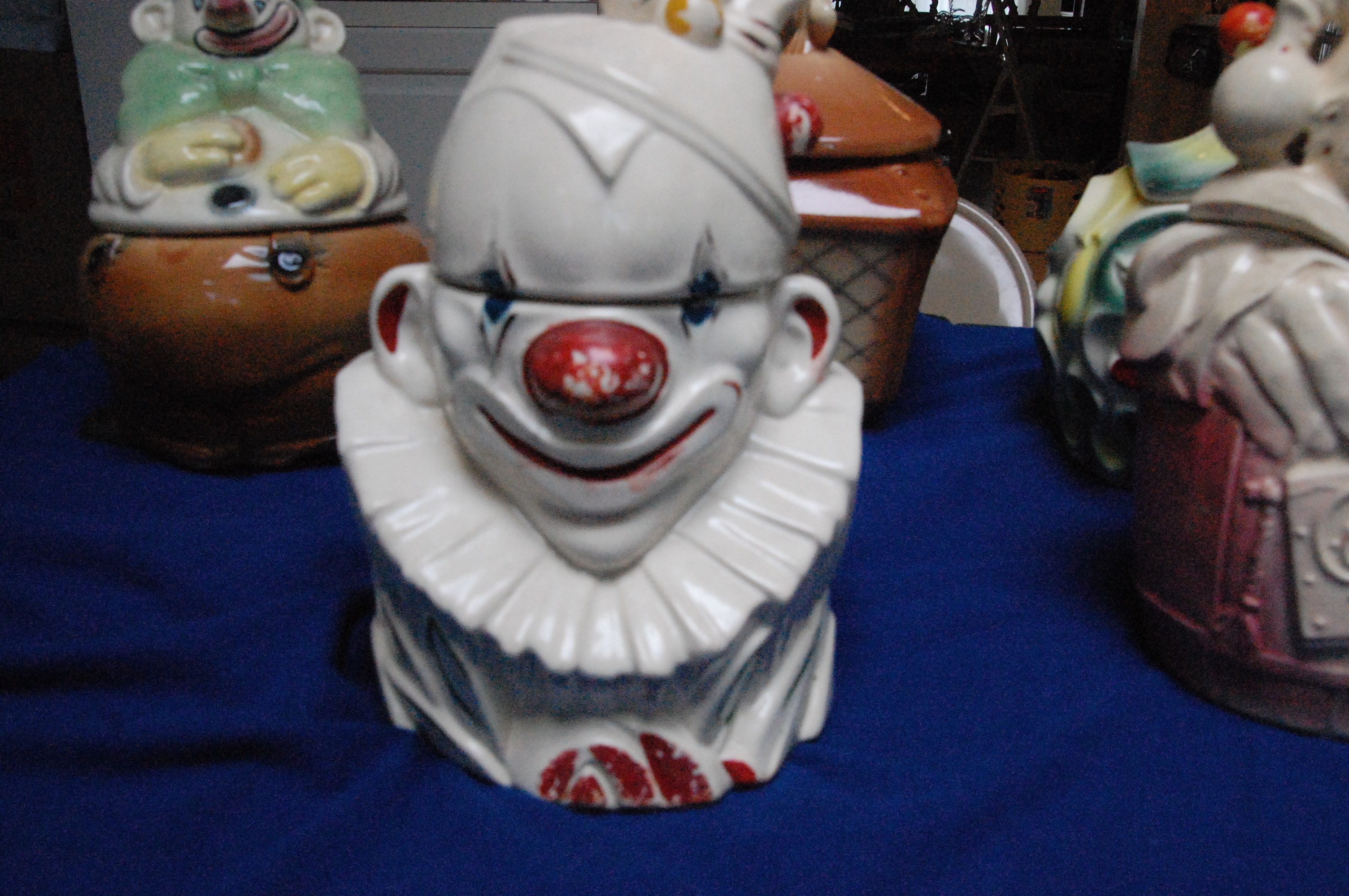Clown Bust Cookie Jar