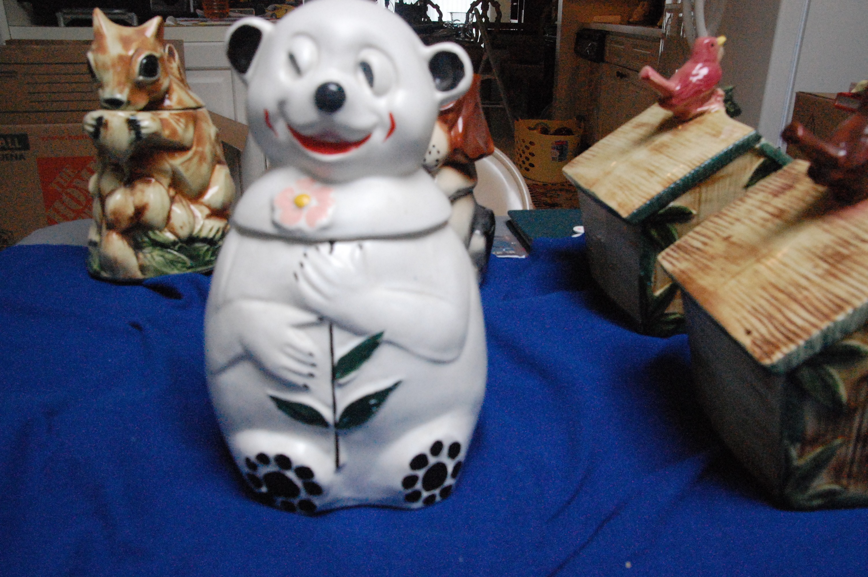 Snow Bear Cookie Jar