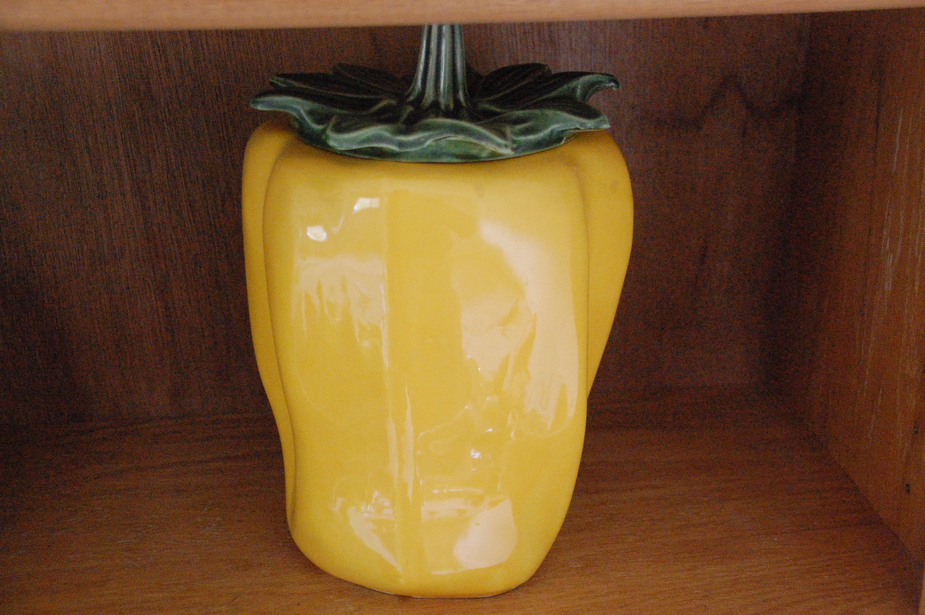 Yellow Pepper Cookie Jar