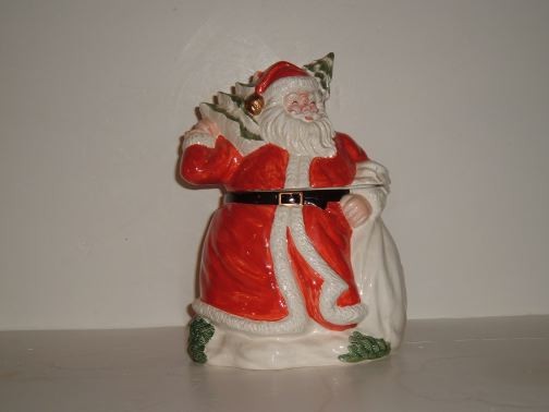 OMNIBUS - German Santa cookie jar