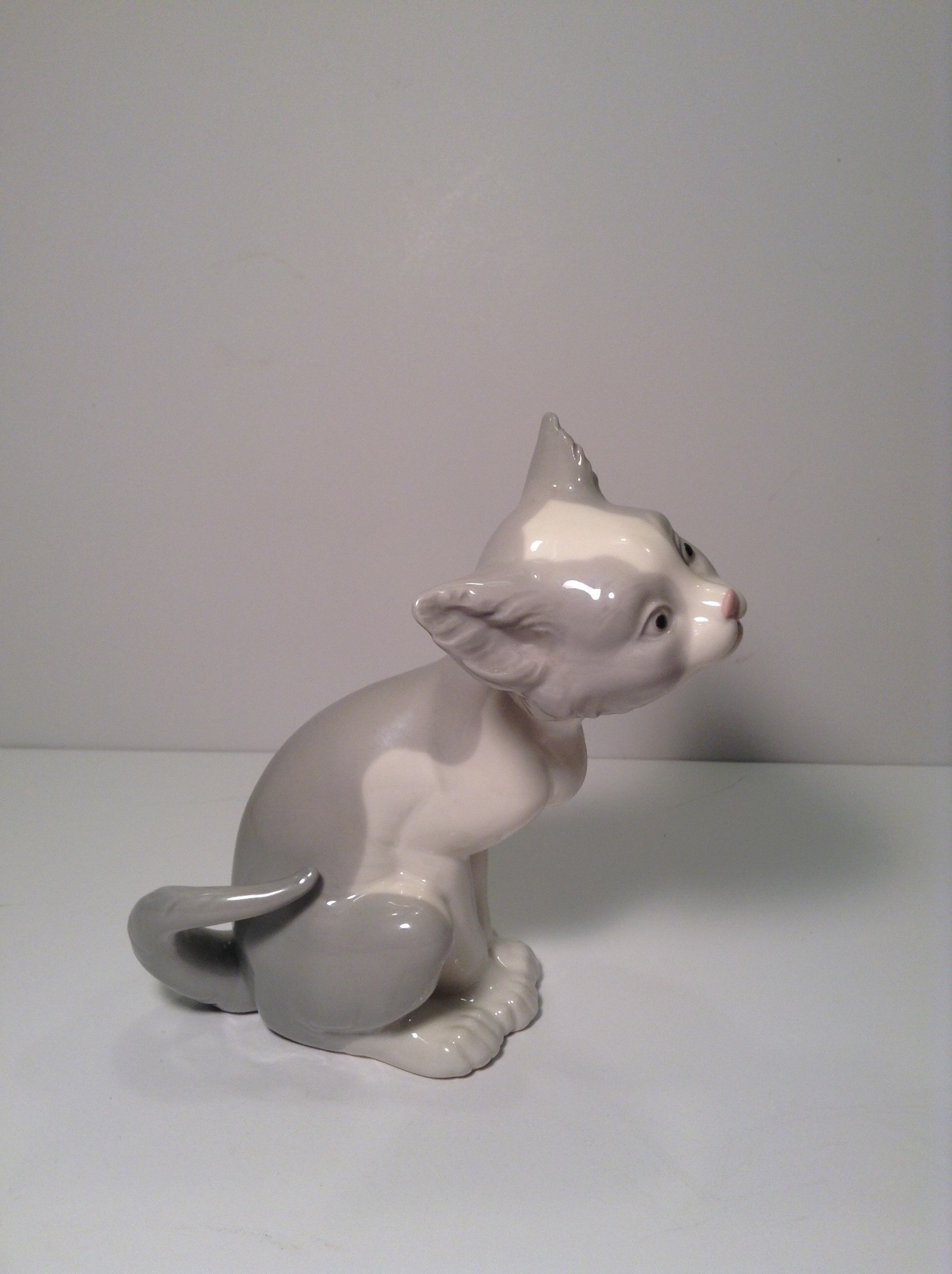 The Cookie Jar Store Lladro Cat Number 5113 Lladro Porcelain