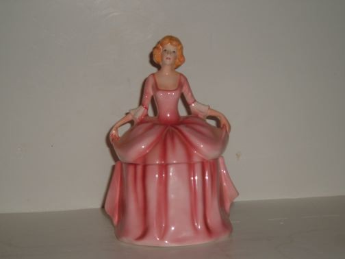 MISC/UNKNOWN - Graceful Lady in PInk cookie jar