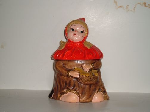 Little Red Riding Hood cookie jar by California Originals.