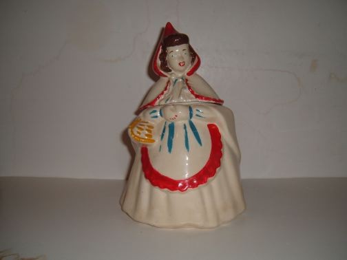 LITTLE RED RIDING HOOD COOKIE JAR