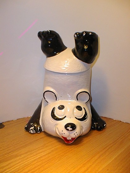 McCoy - Upside Down Bear Cookie Jar. 