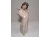 LLADRO CHERUB PUZZLED MIME ANGEL  #4959