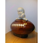 Boy on a Football Cookie Jar by McCoy