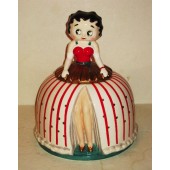 VANDOR - Betty Boop Holiday Cookie Jar. circa 1994. From a private collection the jar is in MINT Condition in the original Box. 