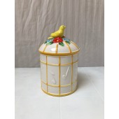 BIRD ON A GILDED CAGE Cookie Jar