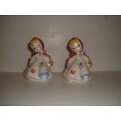 RARE!!!  HULL - Little Red Riding Hood Salt and Pepper Shakers