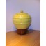 McCoy - Hot Air Balloon - Yellow Cookie Jar. From a Private Collection this McCoy Cookie Jar is in Mint condition.  The jar is certified as an original McCoy. Mark:  USA, circa 1985-86