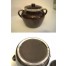 McCOY - Brown Drip Bean Pot