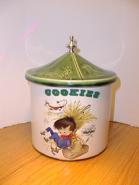 Nursery Rhyme "Little Boy Blue" Cookie Jar by McCoy