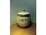 McCoy - White with Gold Trim Cookie Jar