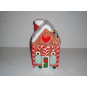 GINGERBREAD HOUSE Cookie Jar by Lillian Vernon.